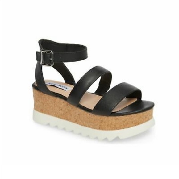 Platform sandals shoes slip fashion heels peep open toe - Picture 6 of 16